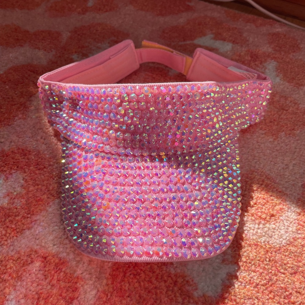 pink tennis visor